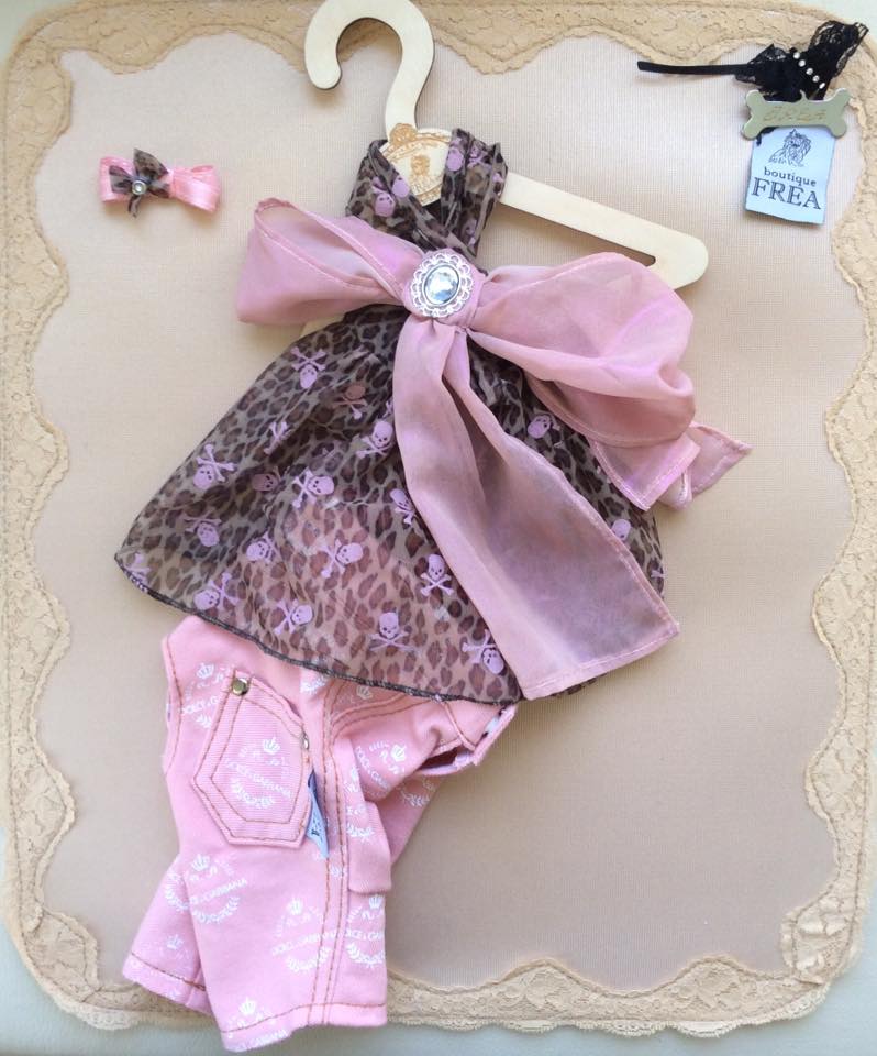 Туника и дънки “My Yorkie Fashion Icon collection by FREA”